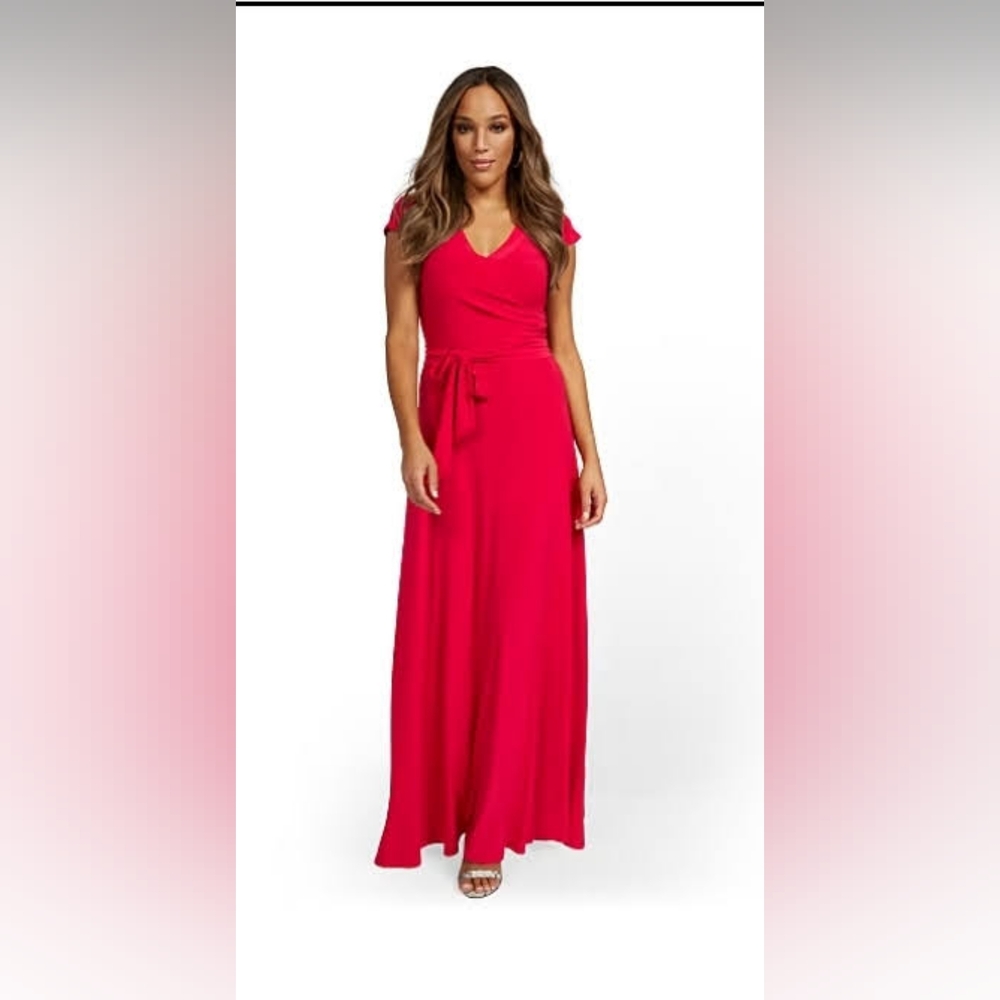Wrap V-neck Maxi Dress NWOT • New York & Co. | Small